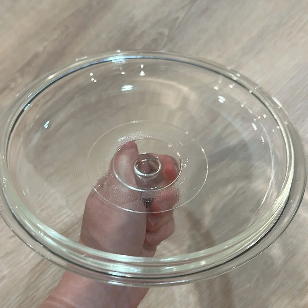 Round Glass Replacement Lid - 8.25” - Pyrex? Corning? Crock pot?